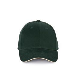 Cap with contrasting sandwich peak - 6 panels