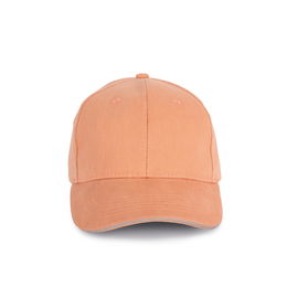 Cap in organic cotton with contrasting sandwich peak - 6 panels