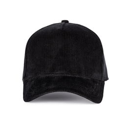 5-panel velvet cap