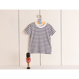 Kids' striped crew neck t-shirt