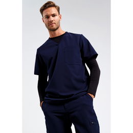 Tunique stretch manches courtes homme