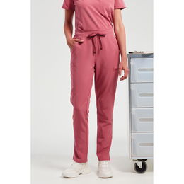 Pantalon cargo stretch femme