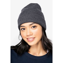 Eco-friendly unisex merino wool beanie