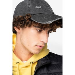 Eco-friendly unisex ripped effect cap