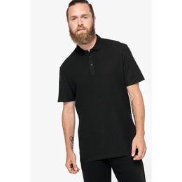 Polo écoresponsable maille gaufrée homme