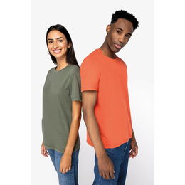 Eco-friendly unisex washed effect t-shirt