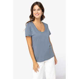 Eco-friendly ladies’ slub t-shirt