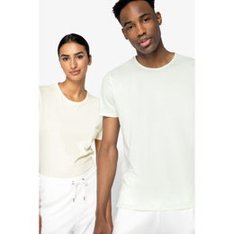 Eco-friendly unisex washed effect t-shirt