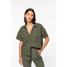 Chemise écoresponsable oversize en lyocell femme