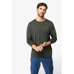 Pull écoresponsable à col rond en lyocell homme