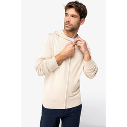 Pull écoresponsable à capuche en lyocell homme