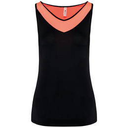 Ladies' two-tone padel tank top