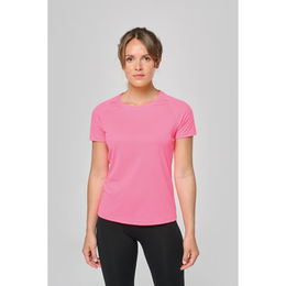 Ladies' short-sleeved sports T-shirt