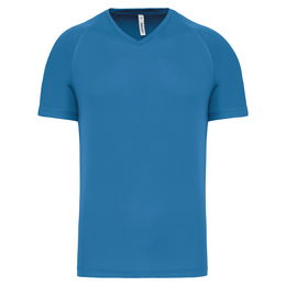 Men's V-neck short-sleeved sports T-shirt