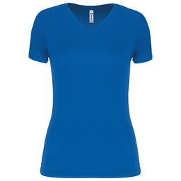 Ladies’ V-neck short-sleeved sports T-shirt