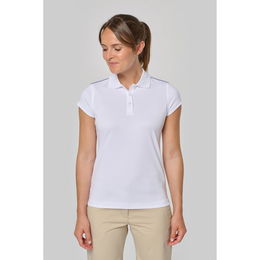 Ladies' short-sleeved polo shirt