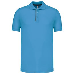 Polo maille piquée sport manches courtes