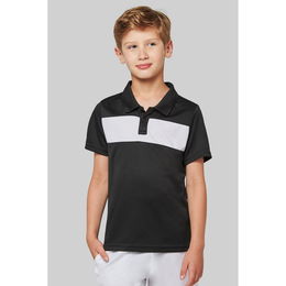 Kids' short-sleeved polo shirt