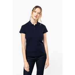 Polo Supima® manches courtes femme