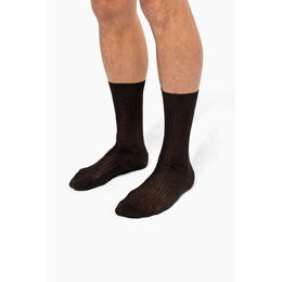 Men’s 4x2 rib cotton Scottish lisle thread socks