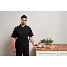 Veste chef cuisinier manches courtes 