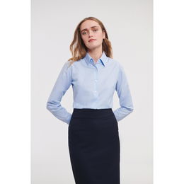 Ladies' Long-Sleeved Oxford Shirt