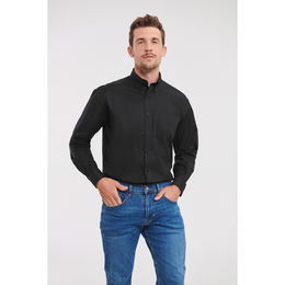 Men's Long-Sleeved Oxford Shirt