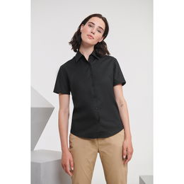 Short-Sleeved Ladies' Oxford Shirt