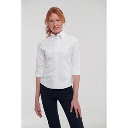 Ladies' 3/4 Sleeved Fitted Shirt