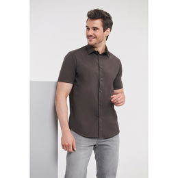 Men's Short-Sleeved Fitted Shirt