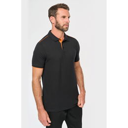 Men's short-sleeved contrasting Day To Day polo shirt