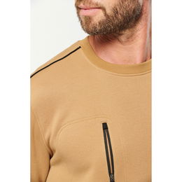 Sweat-shirt Day To Day zip poche contrastée unisexe