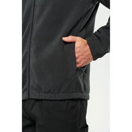 Fleece jacket with removable sleeves