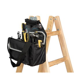 Tool bag suitable for portable ladders