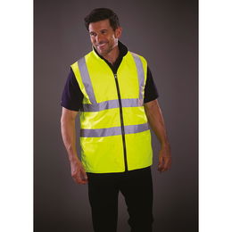 Hi-Vis Reversible Fleece Bodywarmer