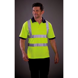 High Visibility Short Sleeve Polo Shirt