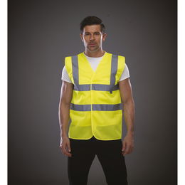 Hi-Vis Recycled Open Mesh Waistcoat