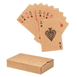 Cartas jogo papel reciclado