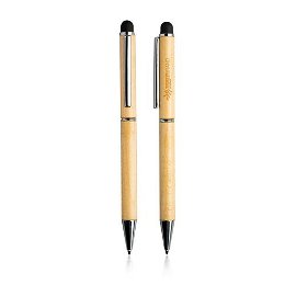 Bolígrafo de madera con toque
