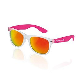 Glow sunglasses, mirrored lenses with UV400 protection