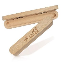 Wooden case for one ball pen