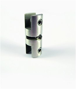 PACK 4X UNITS DOUBLE CLIP STAINLESS STEEL