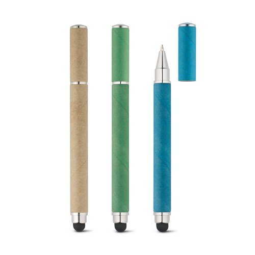 Bolígrafo en papel kraft y ABS