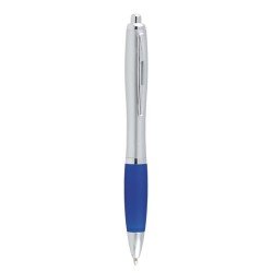 Plastic ball pen, with rubber grip