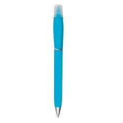 Plastic ball pen, with highlighter