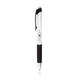 Plastic ball pen, with rubber grip