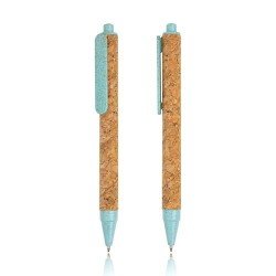 Bolígrafo en corcho y fibra de trigo