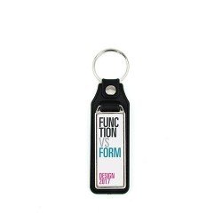 Key ring MD-18, 1 side, PU and metal