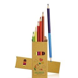 12 colour bicolored pencils