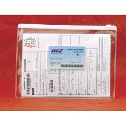 PVC document folder, A5 size with PVC closure